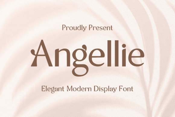 Angellie: A Modern Display Font for Elegant Editorial Design