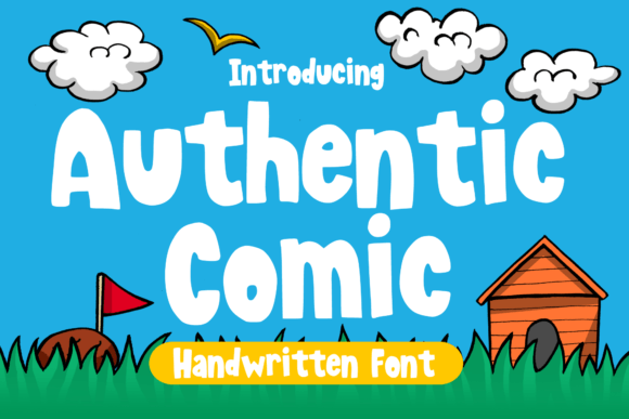 Authentic Comic: A Playful Cartoon Display Font