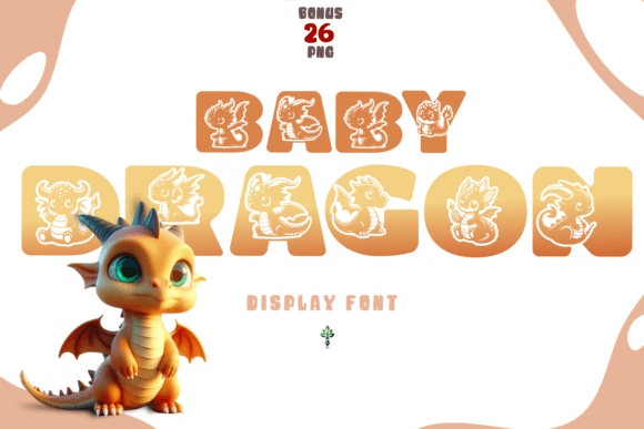 Baby Dragon Font Review: A Whimsical Display Typeface for Joyful Branding
