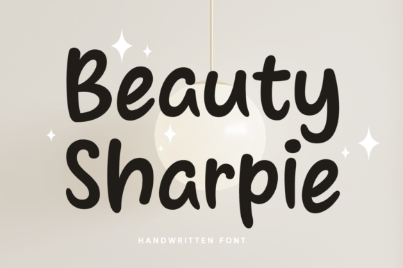 Beauty Sharpie: A Handwritten Display Font for Digital Branding