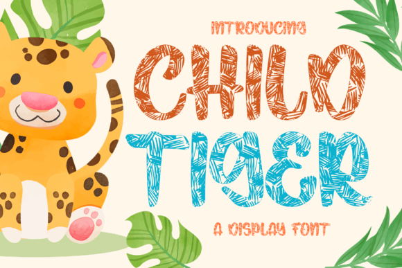 Child Tiger: A Playful Display Font for Friendly Branding