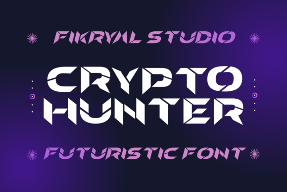 Crypto Hunter: A Futuristic Display Font for Modern Web Projects