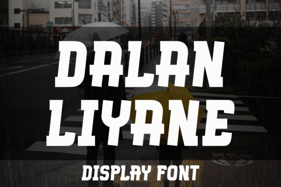 Dalan Liyane: A Bold Display Font for Editorial Headlines and Branding