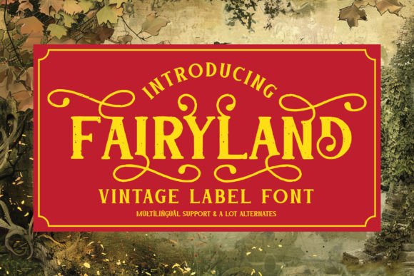 Fairyland Display Font for Small Business Branding and Packaging