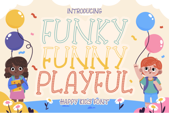 Funky Funny Playful: A Display Font for Playful Campaigns