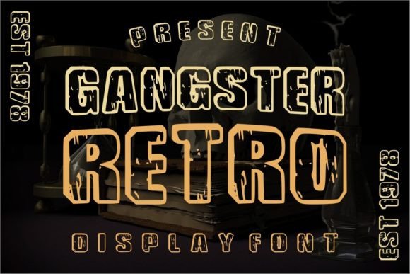 Gangster Retro: A Retro Display Font for Modern Landing Pages