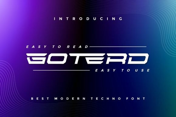 Goterd: A Bold Display Font for Modern Web Design