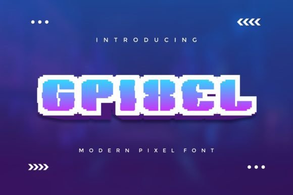 Gpixel for Crafters: A Bold Modern Display Font