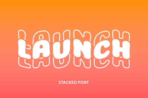 How Launch Stacked Wavy Font Elevates Small Business Branding