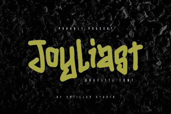 Joyliast Graffity Font for Fun Branding Projects