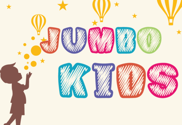 Jumbo Kids Font for Playful Digital Branding