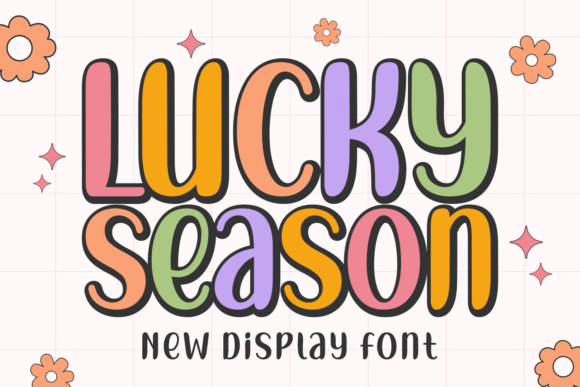 Lucky Season: A Whimsical Display Font for Crafters and Makers