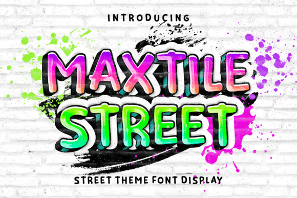 Maxtile Street: A Display Font Built for Bold Branding