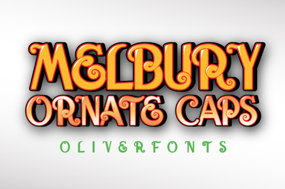Melbury Ornate: A Stylized Display Font for Joyful Editorial Design