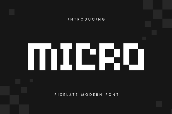 Micro: A Modern Whimsical Display Font for Publishing