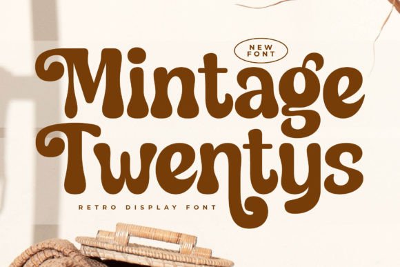 Mintage Twentys Retro Serif Font for Branding and Web Design