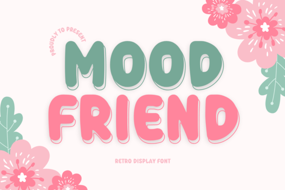 Mood Friend: A Playful Display Font for Editorial Design