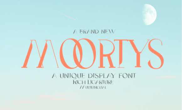 Moortys: A Versatile Display Font for Web and UI Design