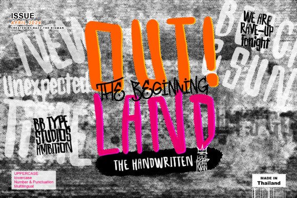 Outland Display Font: A Street Art Style for Business Branding