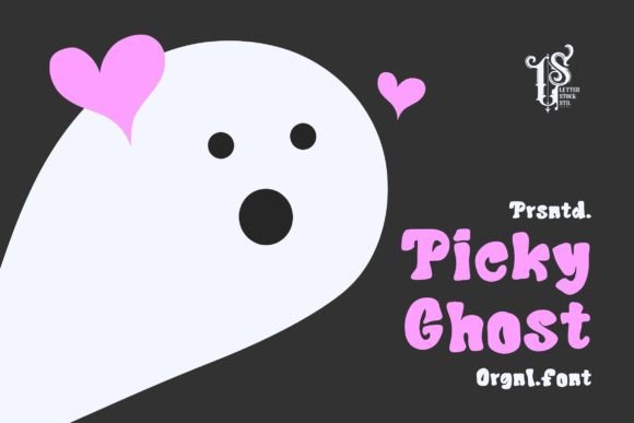 Picky Ghost: A Hand-Drawn Display Font for Playful Web Designs