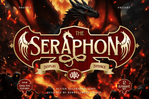 Seraphon Font for Bold Brand Identity and Display Design