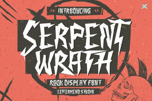 Serpent Wrath Display Font Used in a Real Branding Project