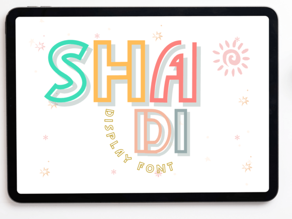 Shadi Display Font: A Playful Typeface for Campaign Creators