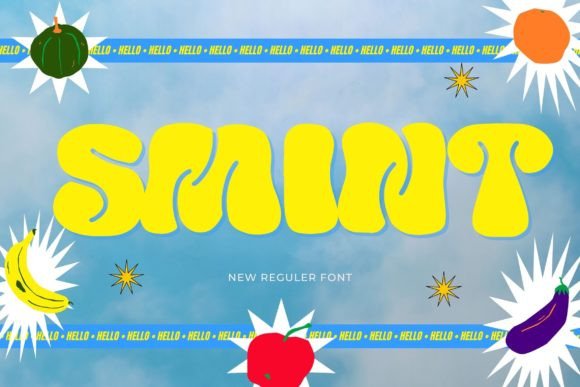 Smint: A Playful Display Font for Editorial Design