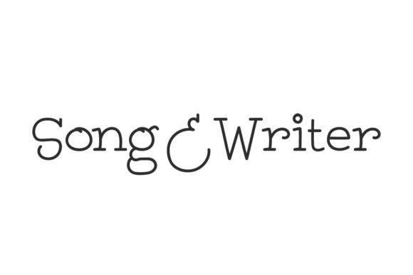 Song and Writer: A Stylish Display Font Inspired by Typewriter Charm