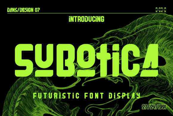 Subotica Display Font Review for Handmade Product Branding
