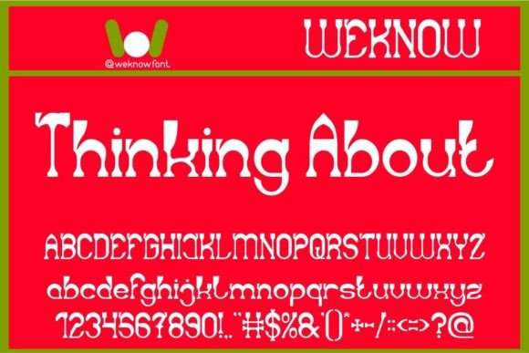 Thinking About Font Review: A Playful Display Typeface for Joyful Branding